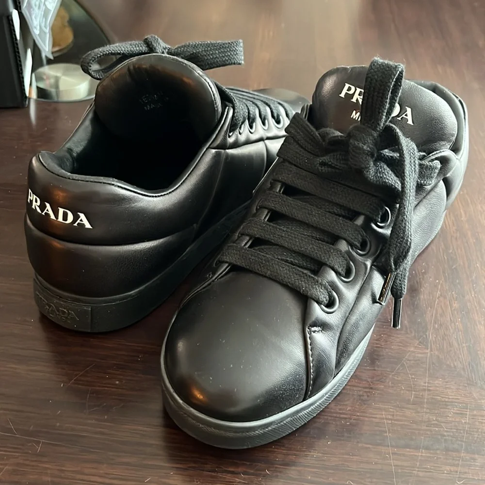 PRADA Nappa Soft leather sneakers - Picture 10 of 14